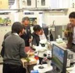 植物病理学研究室見学と実験