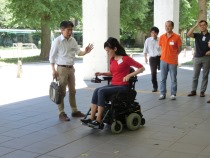 電動車椅子の試乗体験
