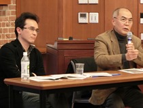 梶谷真司准教授(左)・長谷川壽一教授(右)