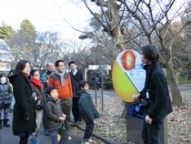 「太陽系ウォーキング」を歩きながら太陽系の距離や大きさを体感