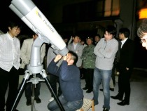 星空観望の様子