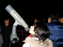 星空観望の様子