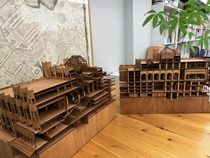 総合図書館の模型