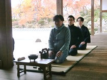 正座で独参(老師との一対一問答)