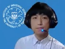 ITSの説明をする中野教授、郭特任助教
