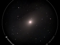 eVscopeで観たアンドロメダ銀河